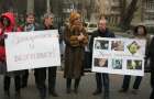 Хмельницькі журналісти підтримали жорстоко побиту Тетяну Чорновол, пікетувавши облМВС – ФОТО