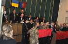 Свободівці заблокували президію Хмельницької облради через бандерівський прапор