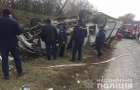 У Кам’янець-Подільському районі на дах перекинувся рейсовий автобус, 8 постраждалих