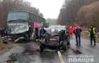 Потрійне ДТП на Летичівщині: травмувалися водій автобуса та пасажирка позашляховика