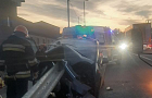 На Хмельниччині автомобіль CITROEN S-4 наштрикнувся на відбійник, пасажирка отримала травми середньої тяжкості