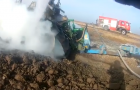 На Хмельниччині під час проведення польових робіт згорів трактор «John Deere»
