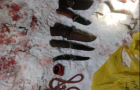 На Хмельниччині поліцейські громади виявили браконьєрів, які розбирали тушу вбитого дикого кабана