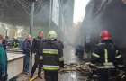 На центральному продуктовому ринку у Хмельницькому сталася пожежа: горіло сім кіосків