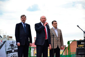 Зліва направо: Олександр Мазурчак, Михайло Сімашкевич, Володимир Мельниченко. Фото сайту Хронікер