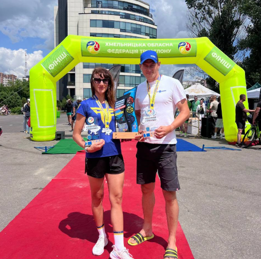 Працівники ХАЕС успішно виступили на чемпіонаті України з тріатлону