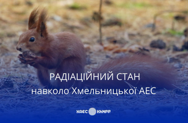 Радіаційний стан навколо Хмельницької АЕС за минулий тиждень