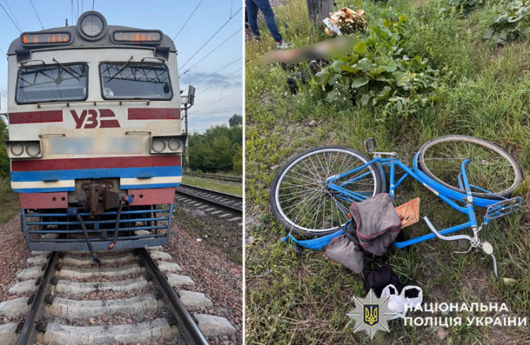 У Хмельницькому потяг на смерть збив 64-річного велосипедиста